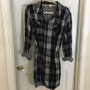 Merona Plaid Flannel Dress